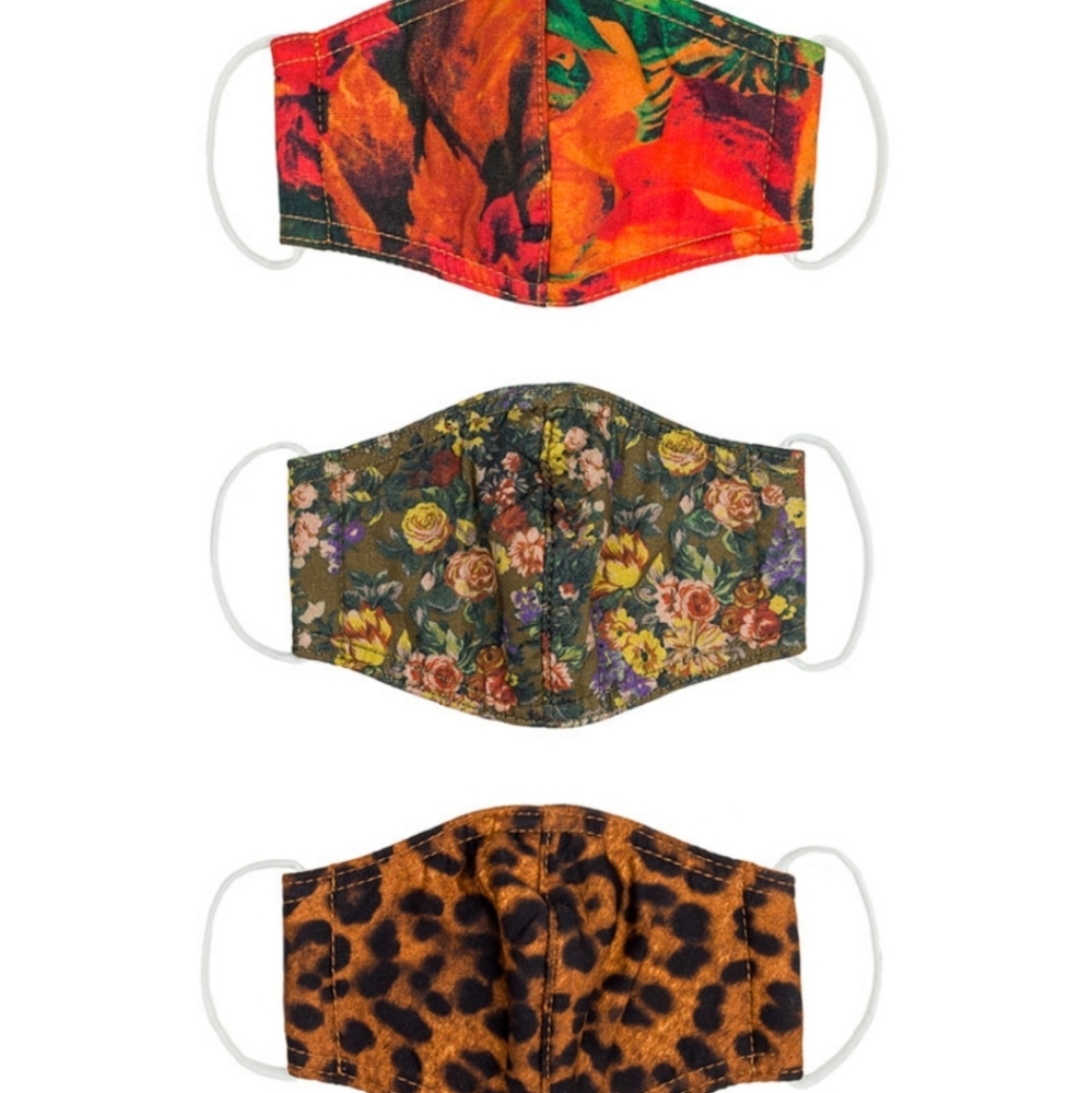 ♦️Patricia Nash Face Masks - Set of 3
